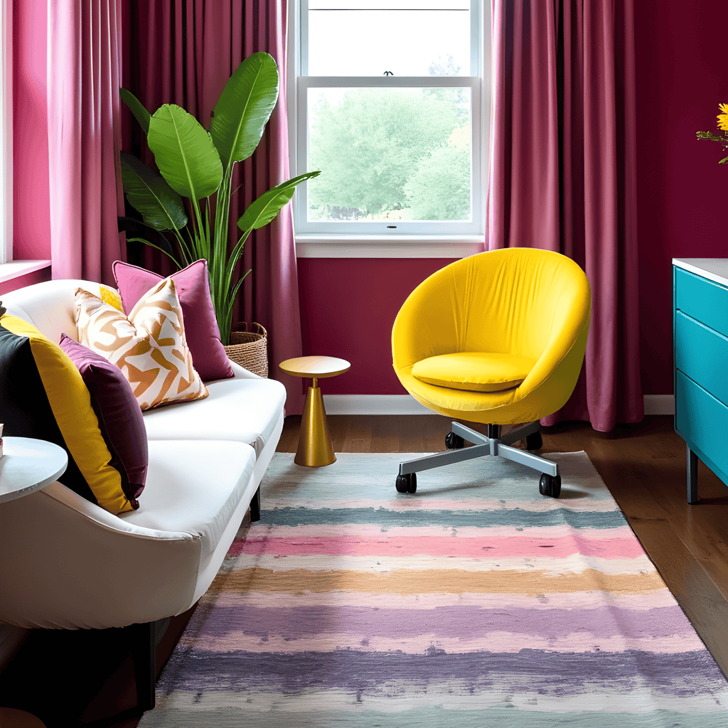 Bright Yellow Velvet Slipcover, Compatible with IKEA Skruvsta Chair – Bold, Modern Office Upgrade