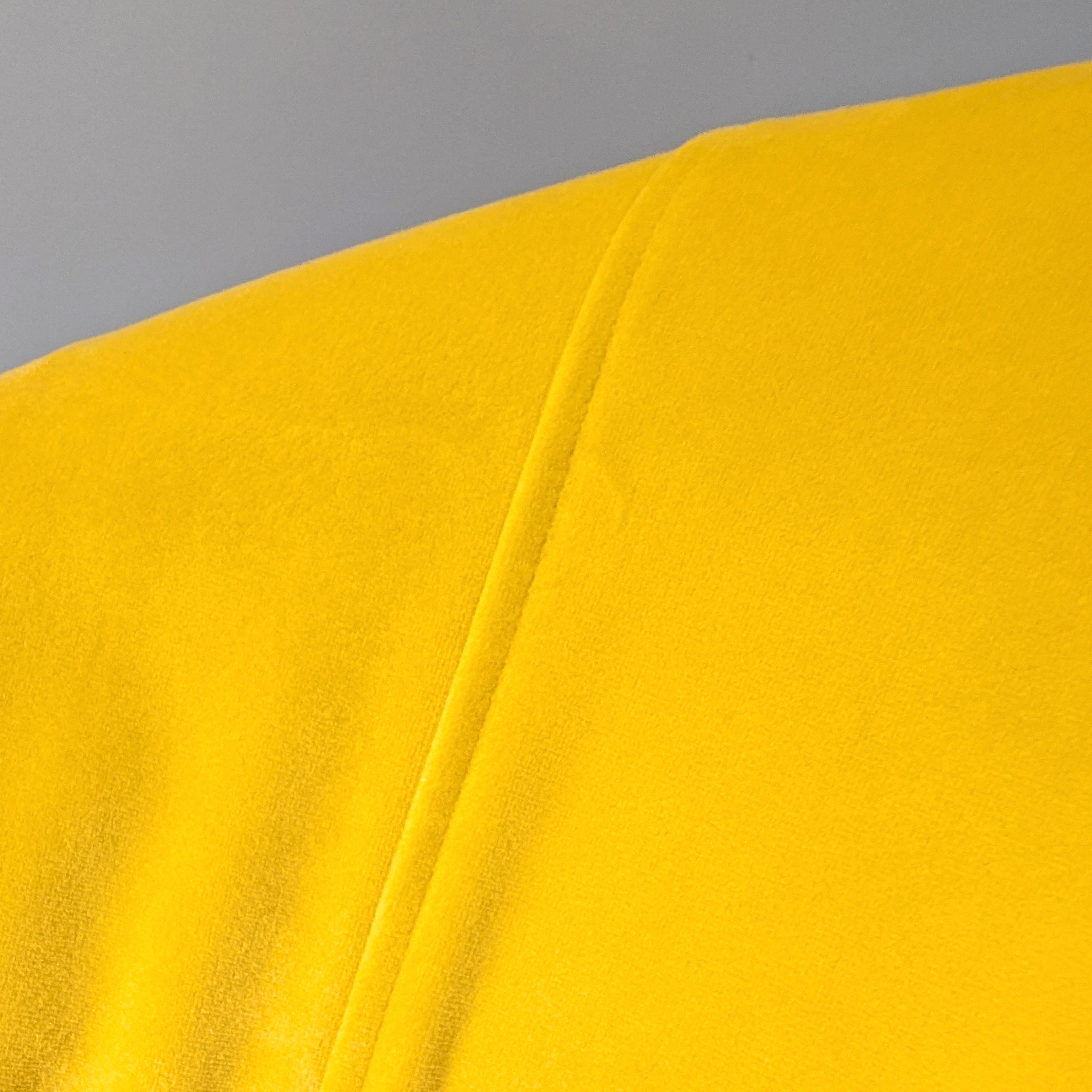 Bright Yellow Velvet Slipcover, Compatible with IKEA Skruvsta Chair – Bold, Modern Office Upgrade