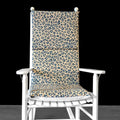 Animal Beige Leopard Cheetah Rocking Chair Cushion
