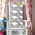Gray Peacock Rocking Chair Cover And Pads