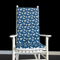 Navy Deer Print Rocking Chair Covers And Inserts