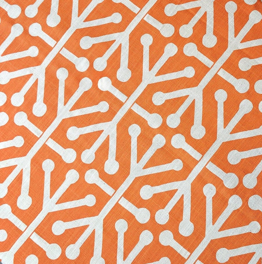 Orange Natural Aruba Rocking Chair Cushion