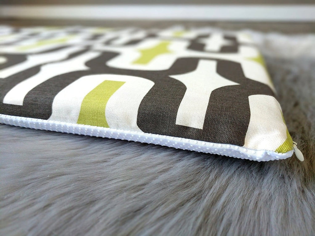 SALE IKEA Bankkamrat, Hemmahos, Stuva Bench Pad Cover  Retro Pattern, Brown Green White