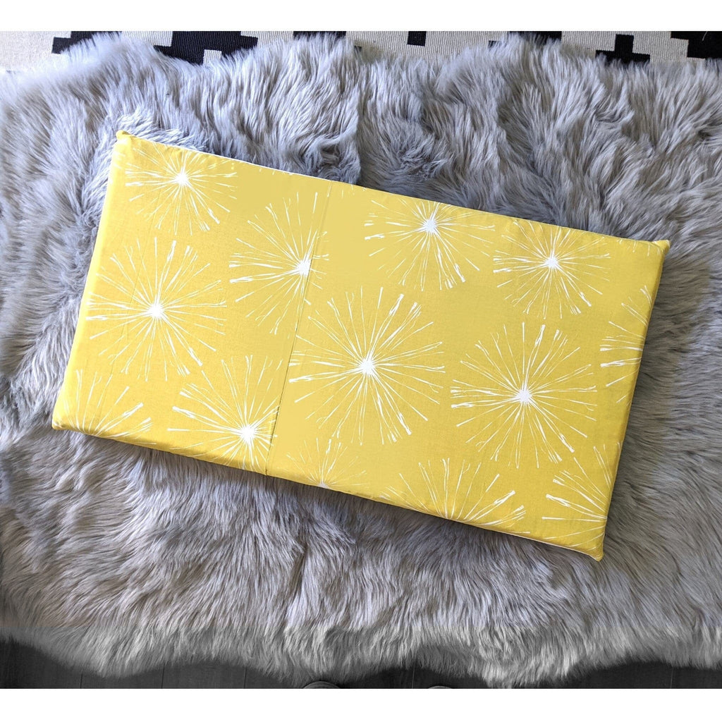 SALE IKEA Bankkamrat, Hemmahos, Stuva Bench Pad Cover Sparks Yellow Gold