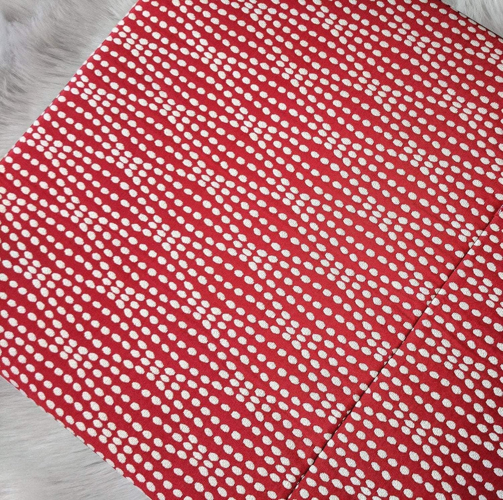 SALE IKEA Bankkamrat, Hemmahos, Stuva Bench Pad Cover Spotty Red