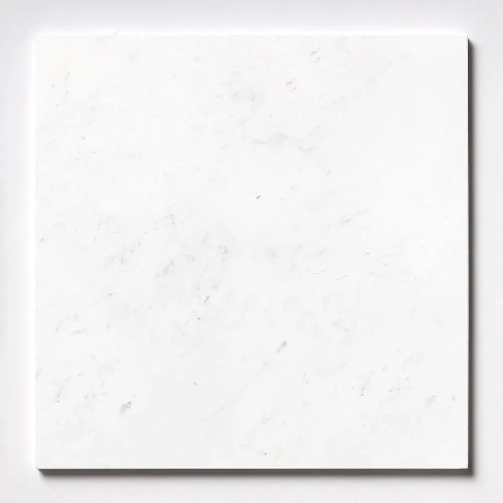 Royal White Honed Marble Tiles 24x24