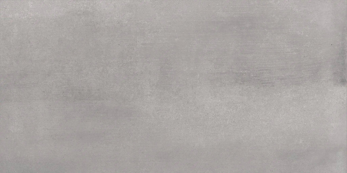 Chicago Silver Concrete Look Porcelain Tiles 12x24