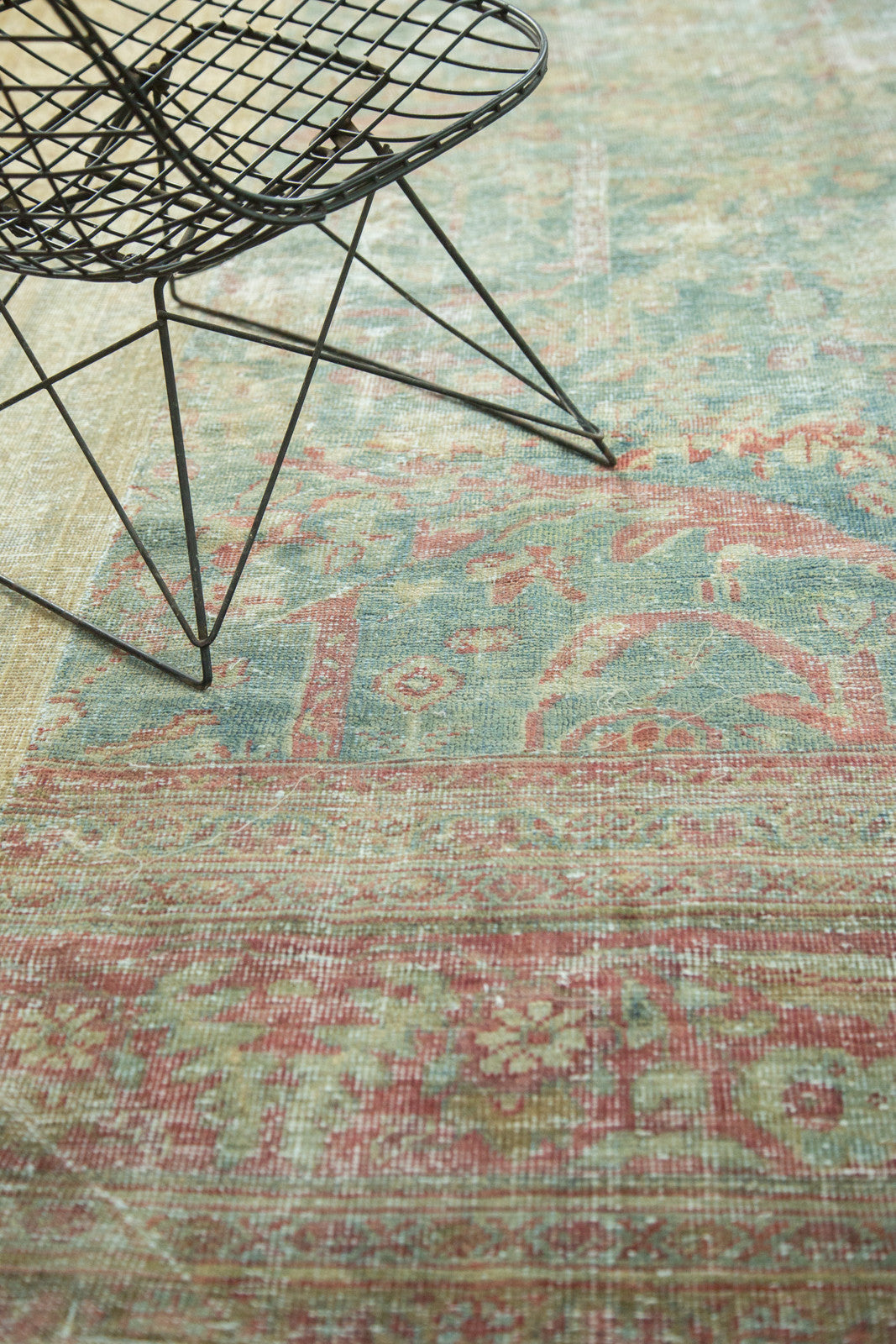 10x11 Antique Mahal Square Carpet