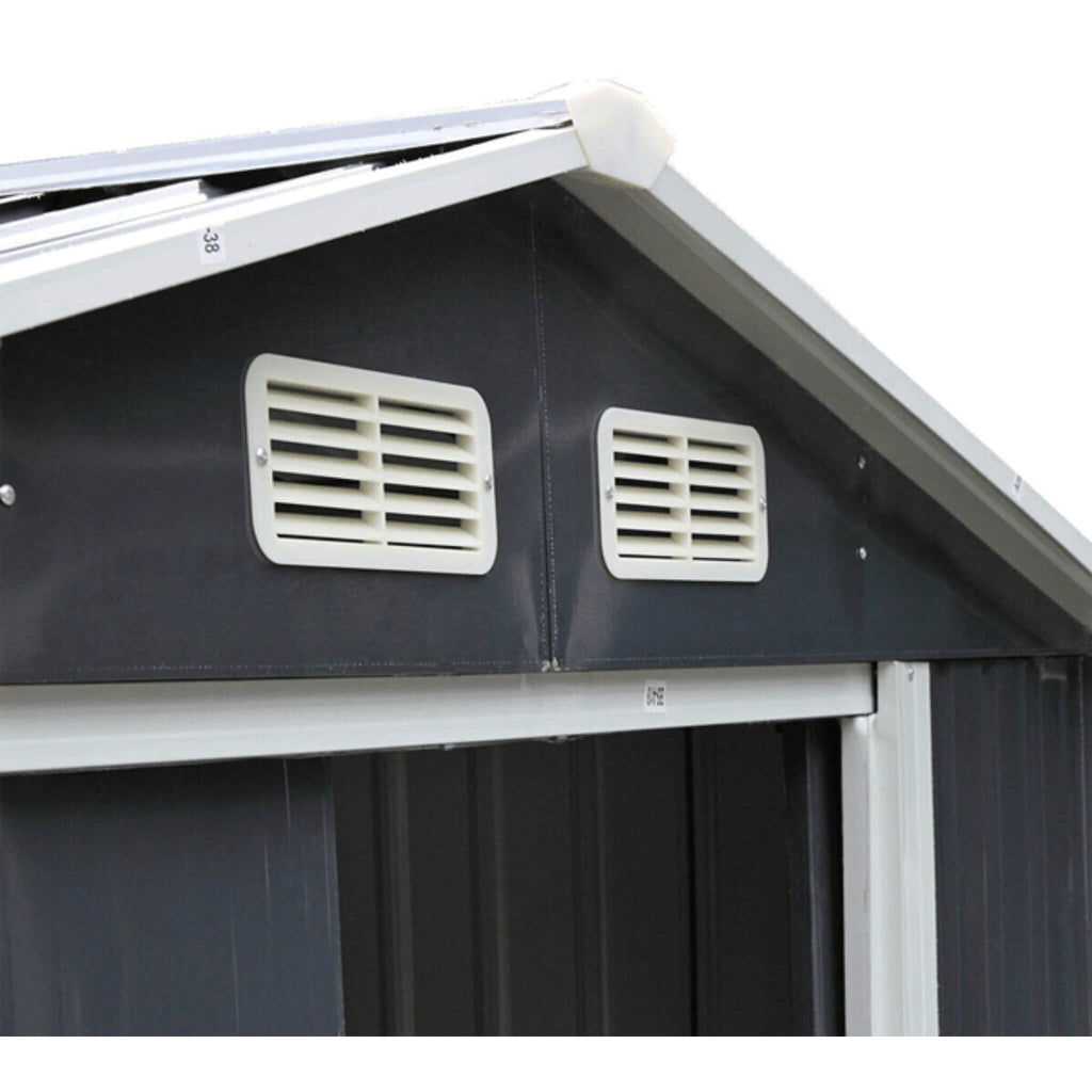 [04X07FT] Small Outdoor Garden Backyard Storage Tool Shed W/ Sliding Door (SAK59938)