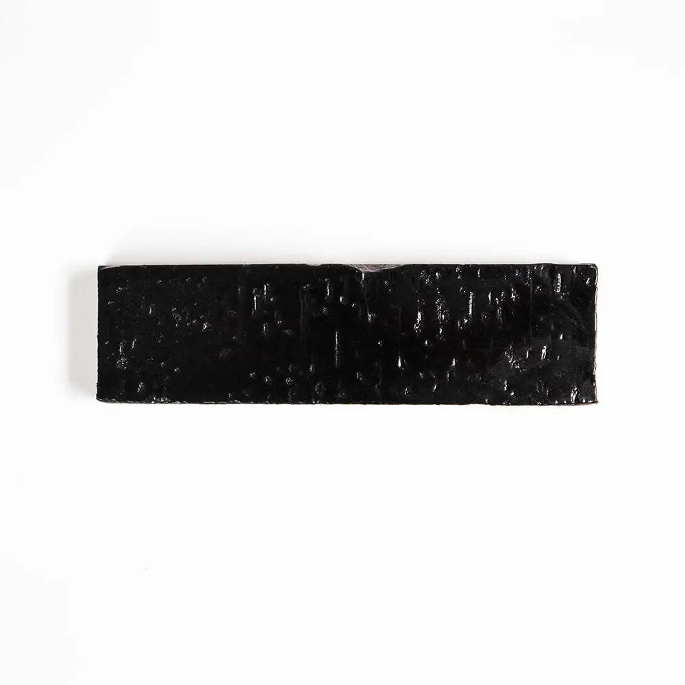 Smoked Charcoal Rustic Ceramic Tiles 2 3/4x9 3/4