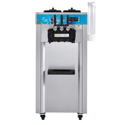 Stainless Steel Commercial 3-Flavor Soft Serve Ice Cream Machine Maker, 21-31 L/H (SAK65291)