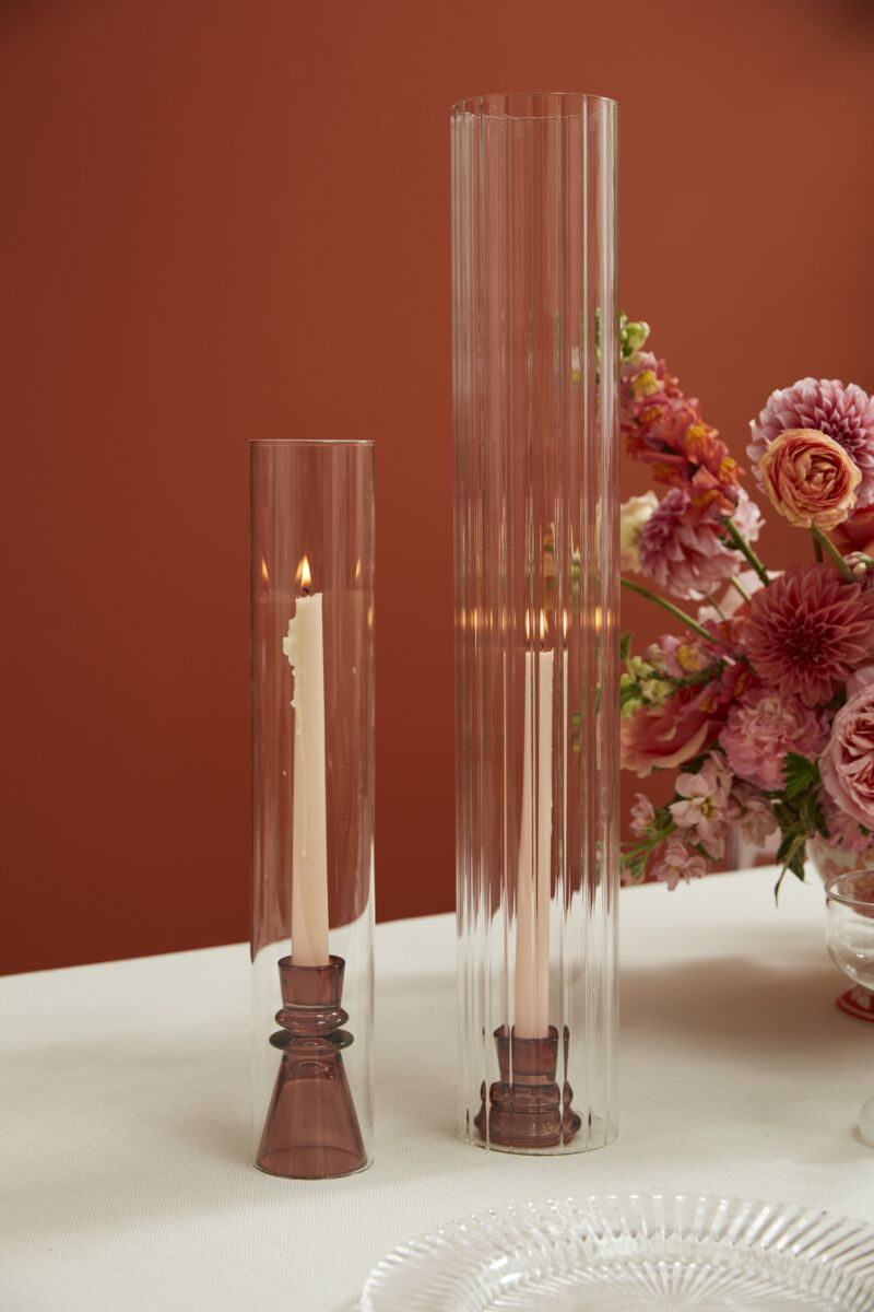 Solis Sculptural Candleholders — Set of 6