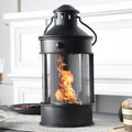 6" x16" Portable Elegant Desktop Fireplace Lantern