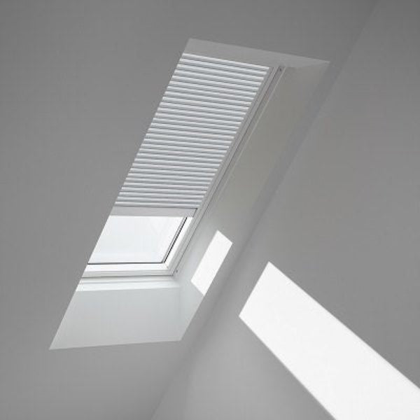 VELUX Fixed Curb Mount Skylight - White Solar Powered Shade