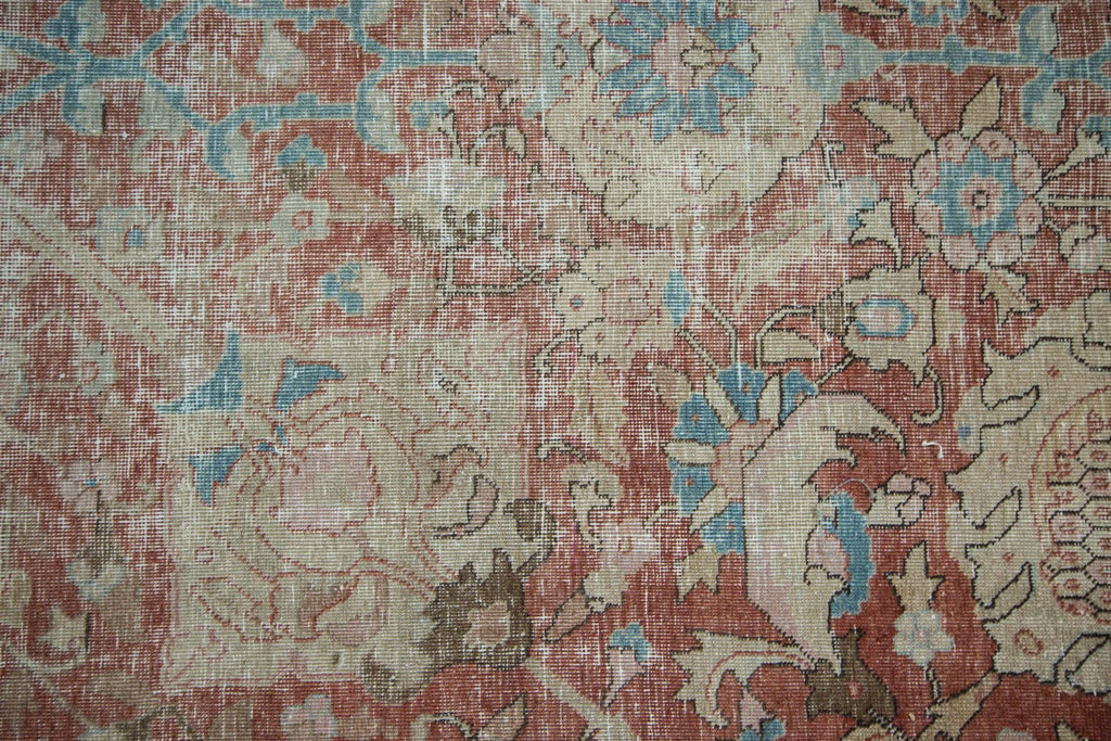 11x14 Vintage Distressed Tabriz Carpet