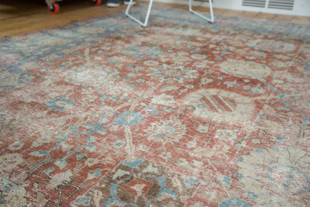 11x14 Vintage Distressed Tabriz Carpet