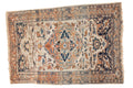 4x5.5 Antique Haji Jalili Tabriz Rug