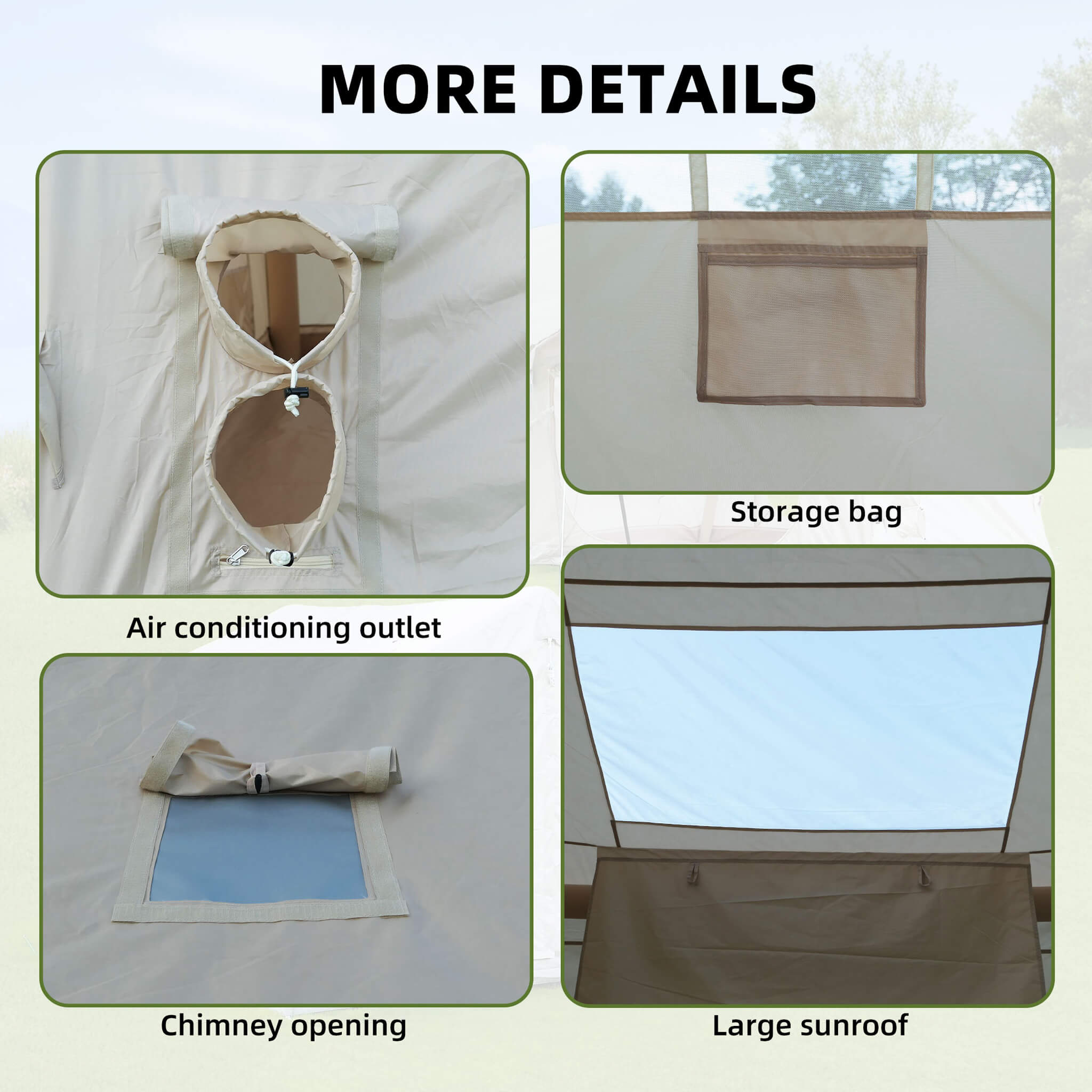 Trailora 4-Season Outdoor 4-6 People Inflatable Blow Up Camping Tent With Air Pump (SAK46821)