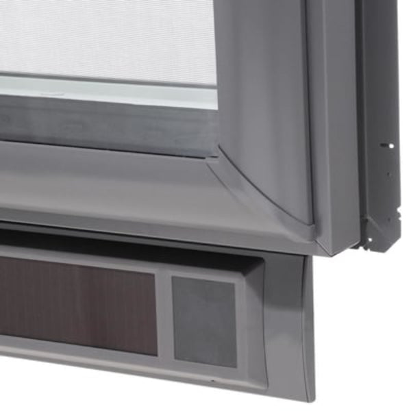 VELUX Solar Powered Venting Deck Mount Skylight - White Solar Powered Shade