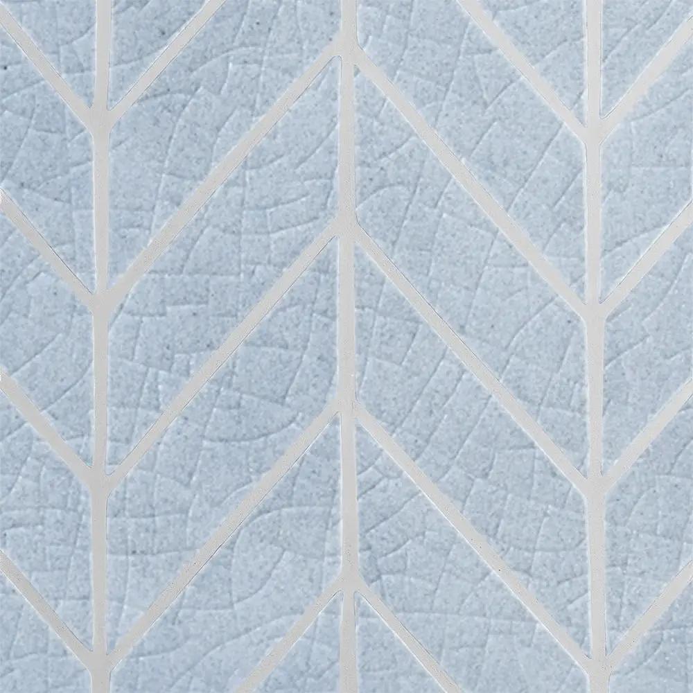 Vinca Crackled Chevron Ceramic Tiles 2x6