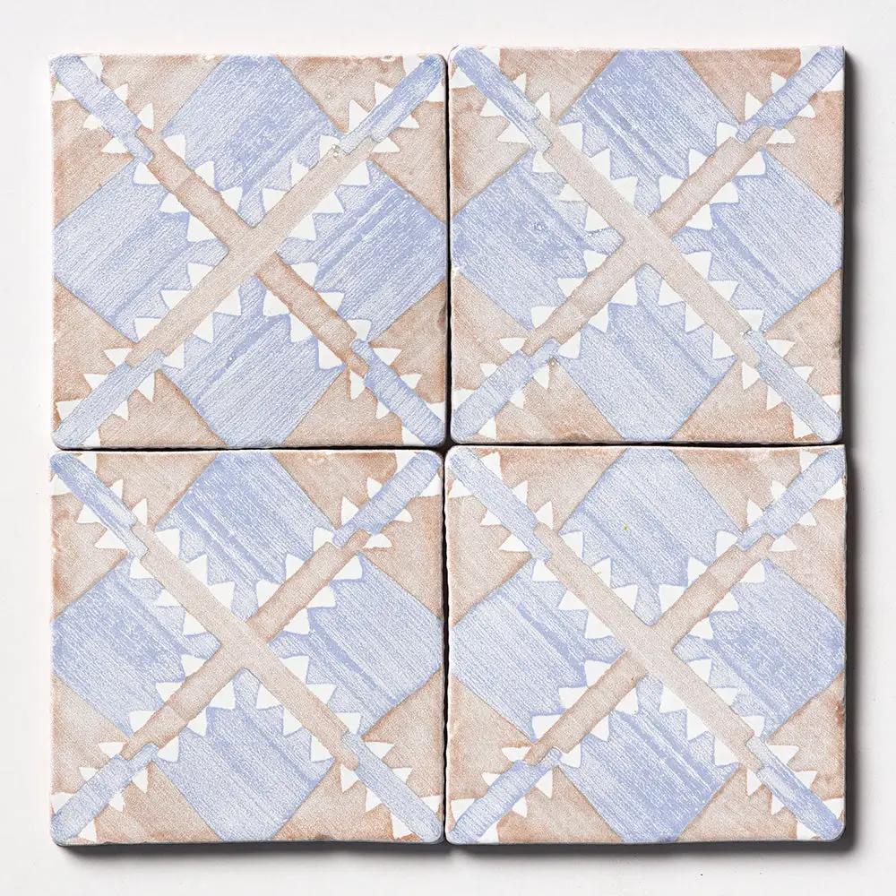 Vintage Linen Manta Glossy Glazed Terracotta Tiles 6x6