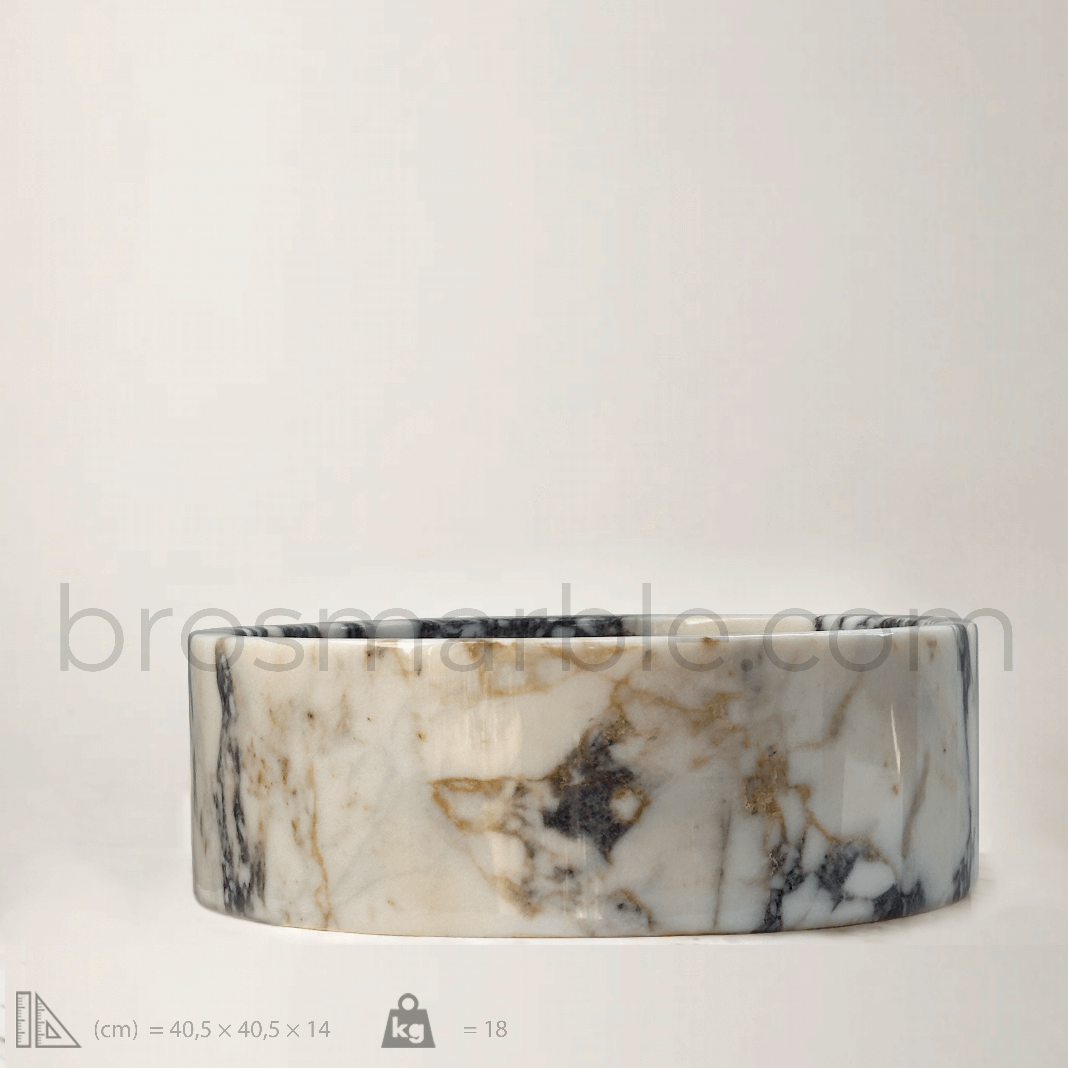 Calacatta Viola Marble Sink