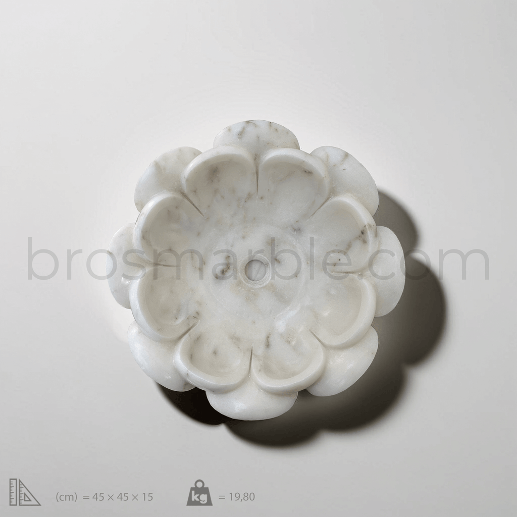 Flower Marble Sink