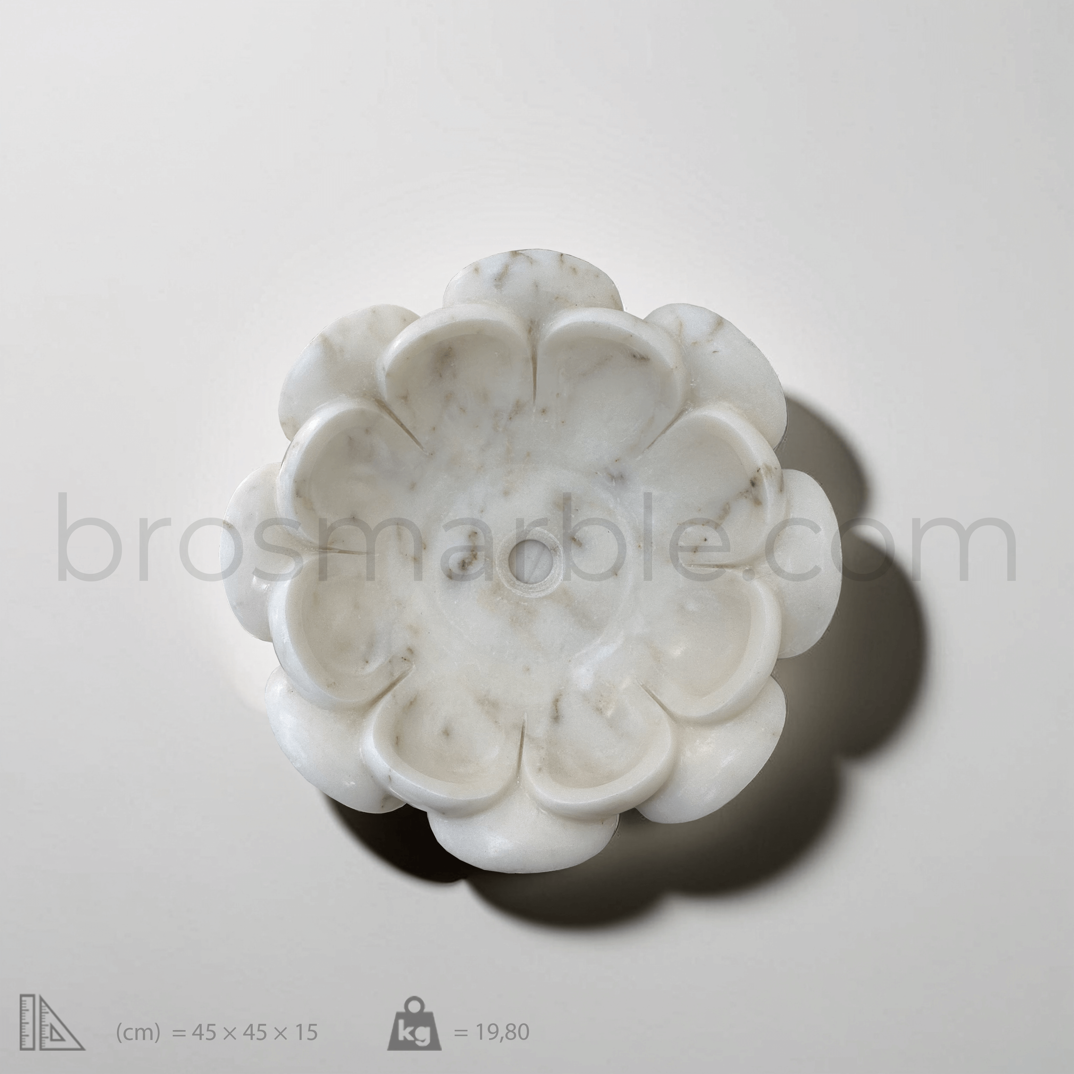 Flower Marble Sink