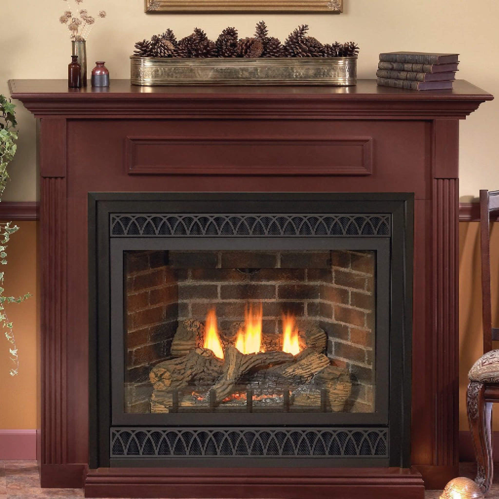 White Mountain Hearth Tahoe Propane Gas Direct Vent Deluxe Fireplace, 36" [DVD36FP] (SAK67105)