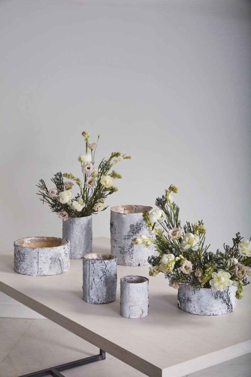 White Birch Cylinder