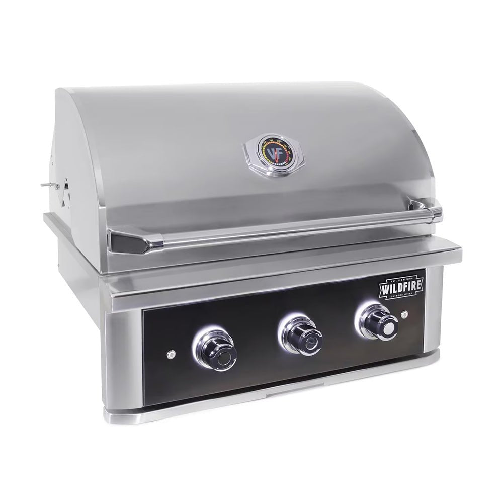 Wildfire Outdoor Living Ranch Pro 304 Stainless Steel Natural Gas Grill, 30" (WF-PRO30G-RH-NG) (SAK25374)