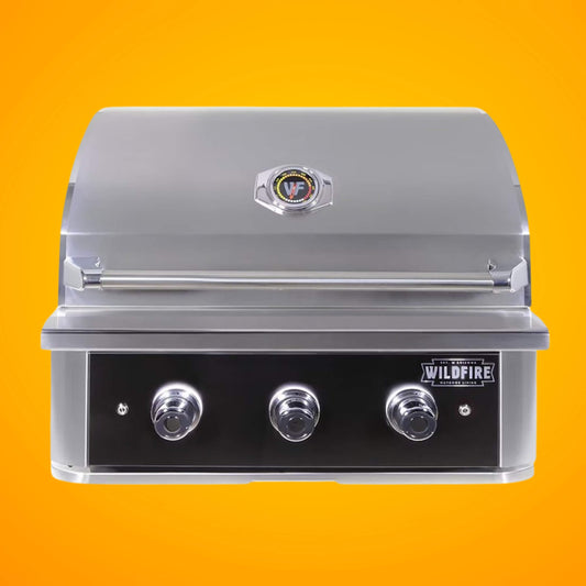 Wildfire Outdoor Living Ranch Pro 304 Stainless Steel Natural Gas Grill, 30" (WF-PRO30G-RH-NG) (SAK25374)