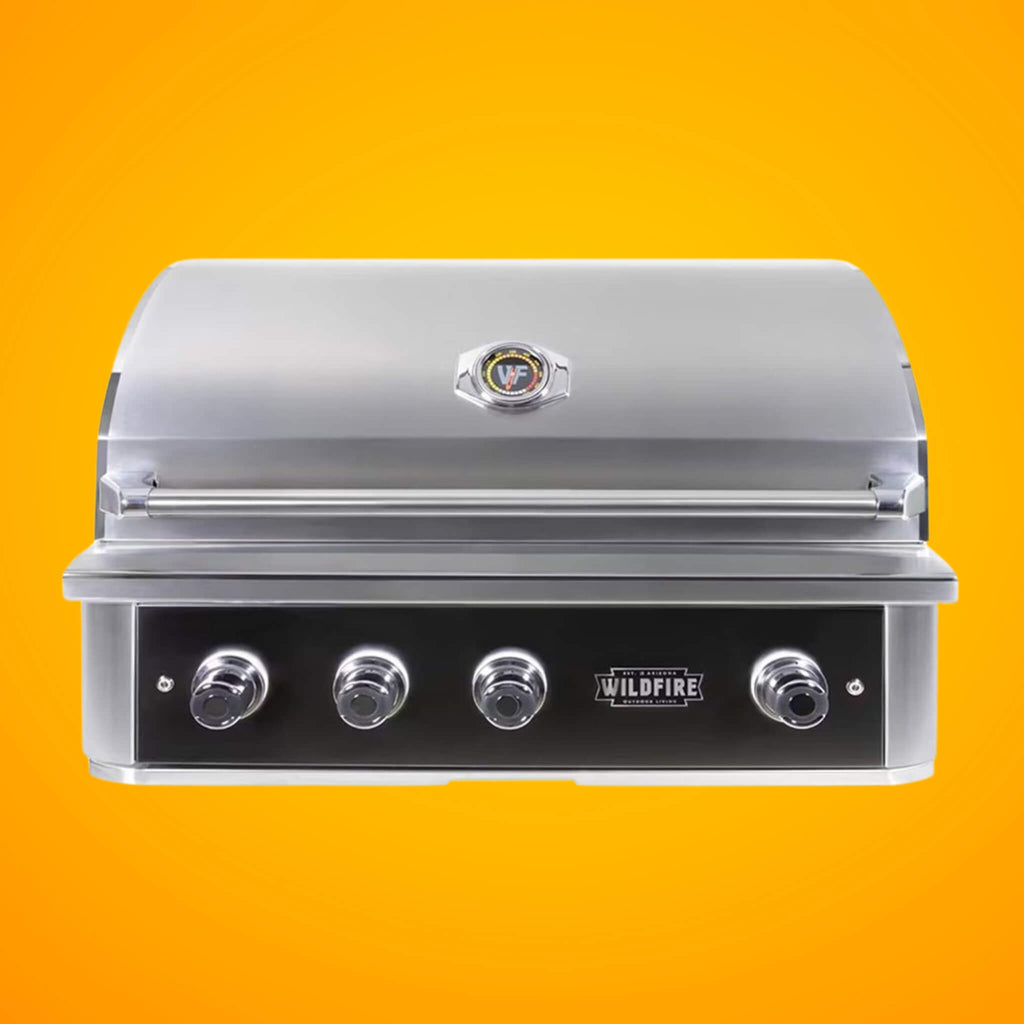 Wildfire Outdoor Living Ranch Pro 304 Stainless Steel Natural Gas Grill, 36" (WF-PRO36G-RH-NG) (SAK61370)
