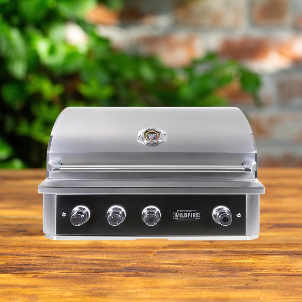 Wildfire Outdoor Living Ranch Pro 304 Stainless Steel Propane Gas Grill, 36" (WF-PRO36G-RH-LP) (SAK28346)