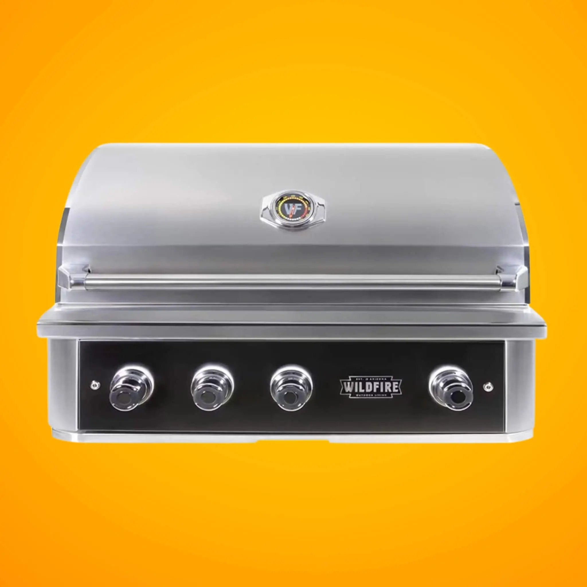 Wildfire Outdoor Living Ranch Pro 304 Stainless Steel Propane Gas Grill, 36" (WF-PRO36G-RH-LP) (SAK28346)